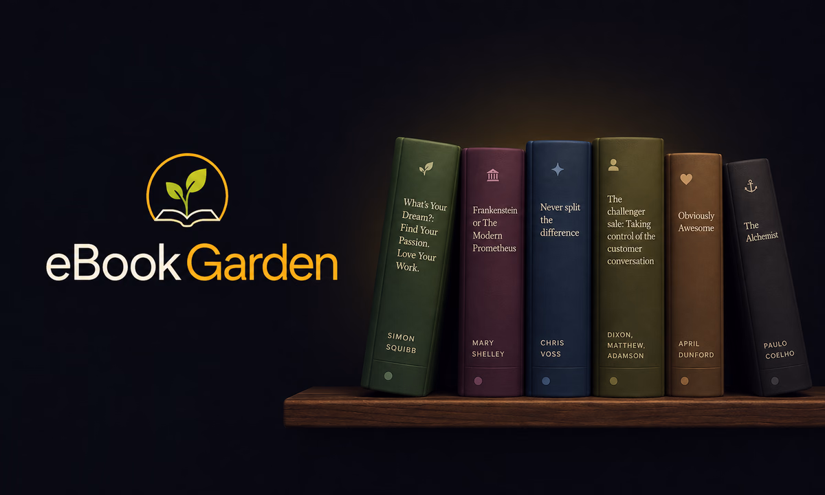eBookGarden personal ebook library and reader