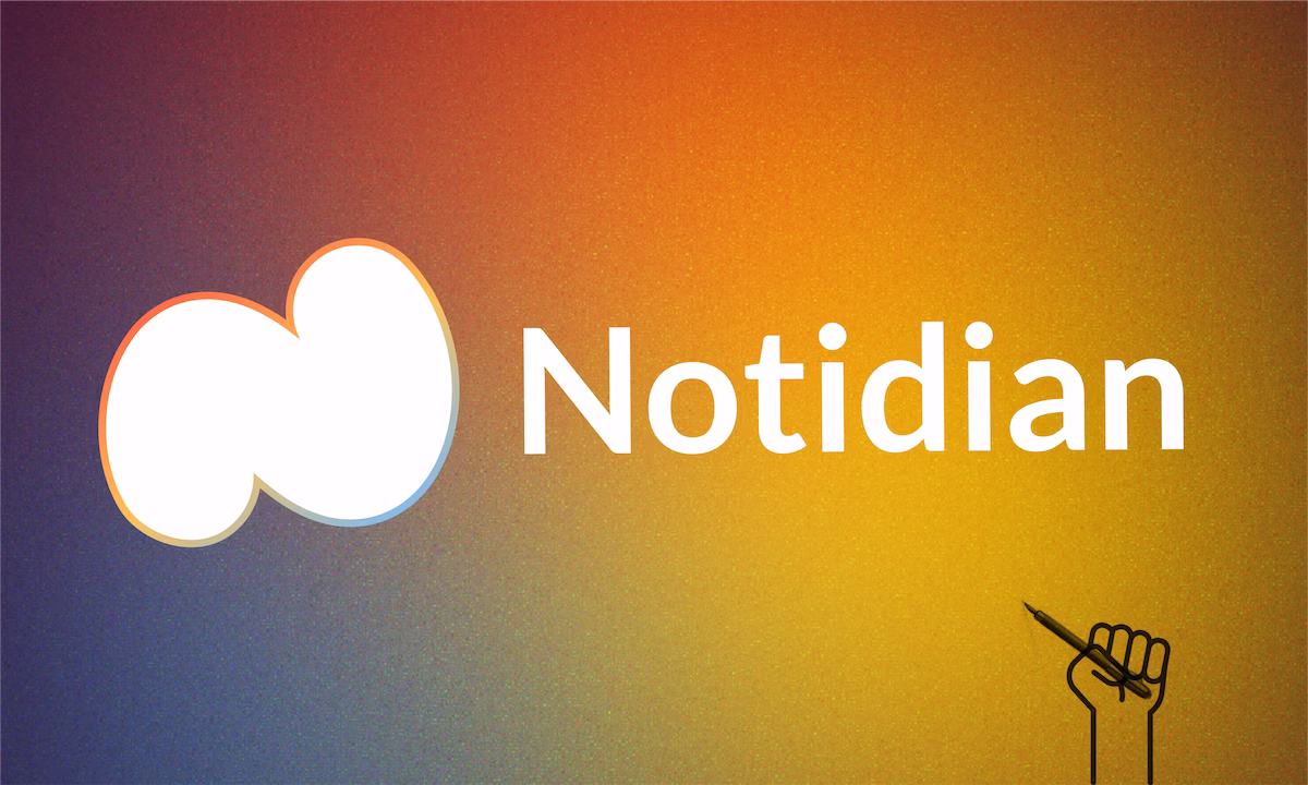 Notidian spatial knowledge workspace product interface