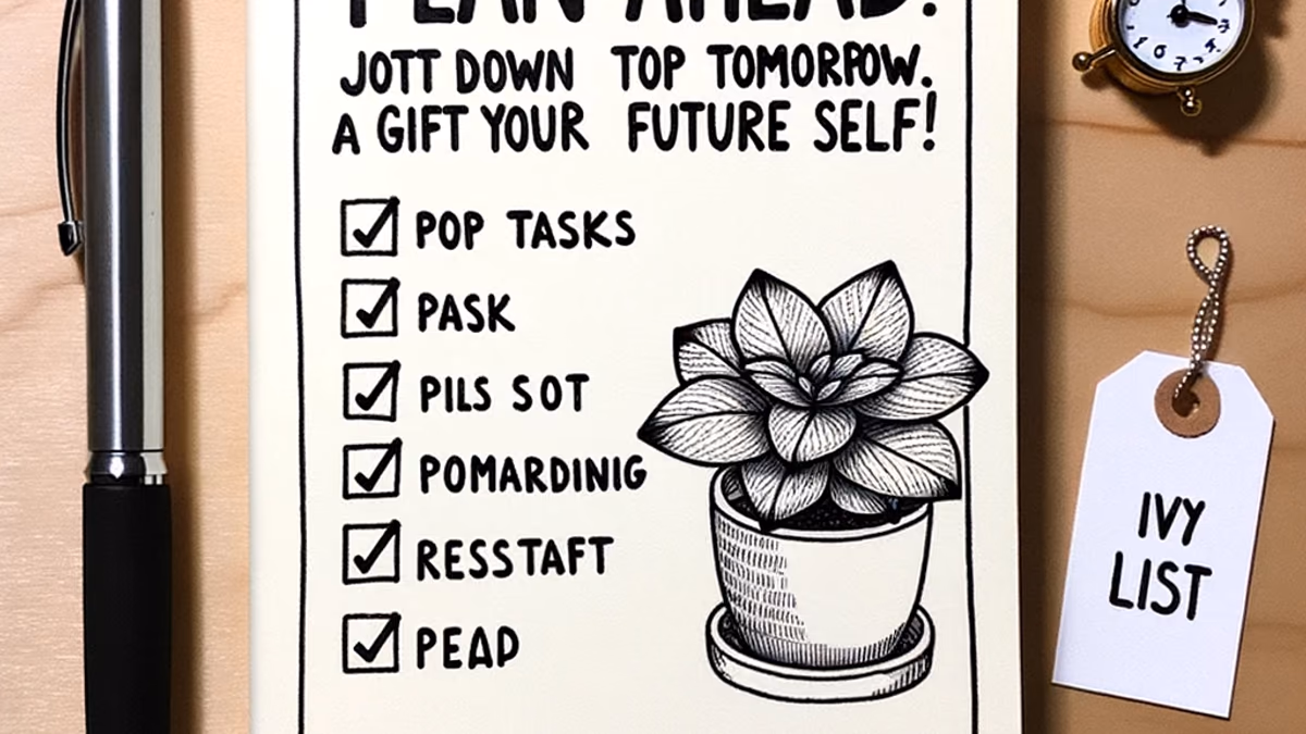 Illustrated 5:3 productivity schedule